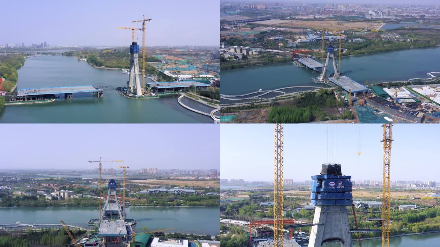 滹沱河特大桥施工建设