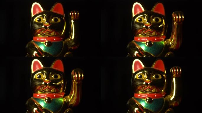 中国和日本的幸运猫，商业财产的护身符