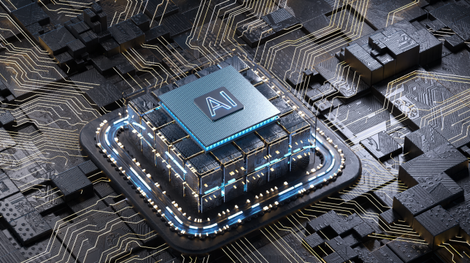 科技5G芯片下落AI人工智能CPU电路板