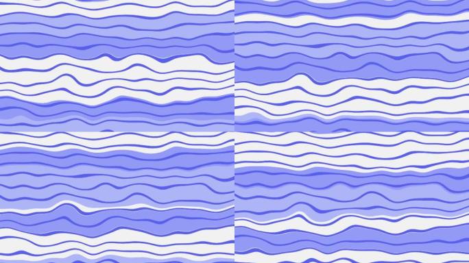 七彩波浪纹背景，波浪纹抽象背景股票视频