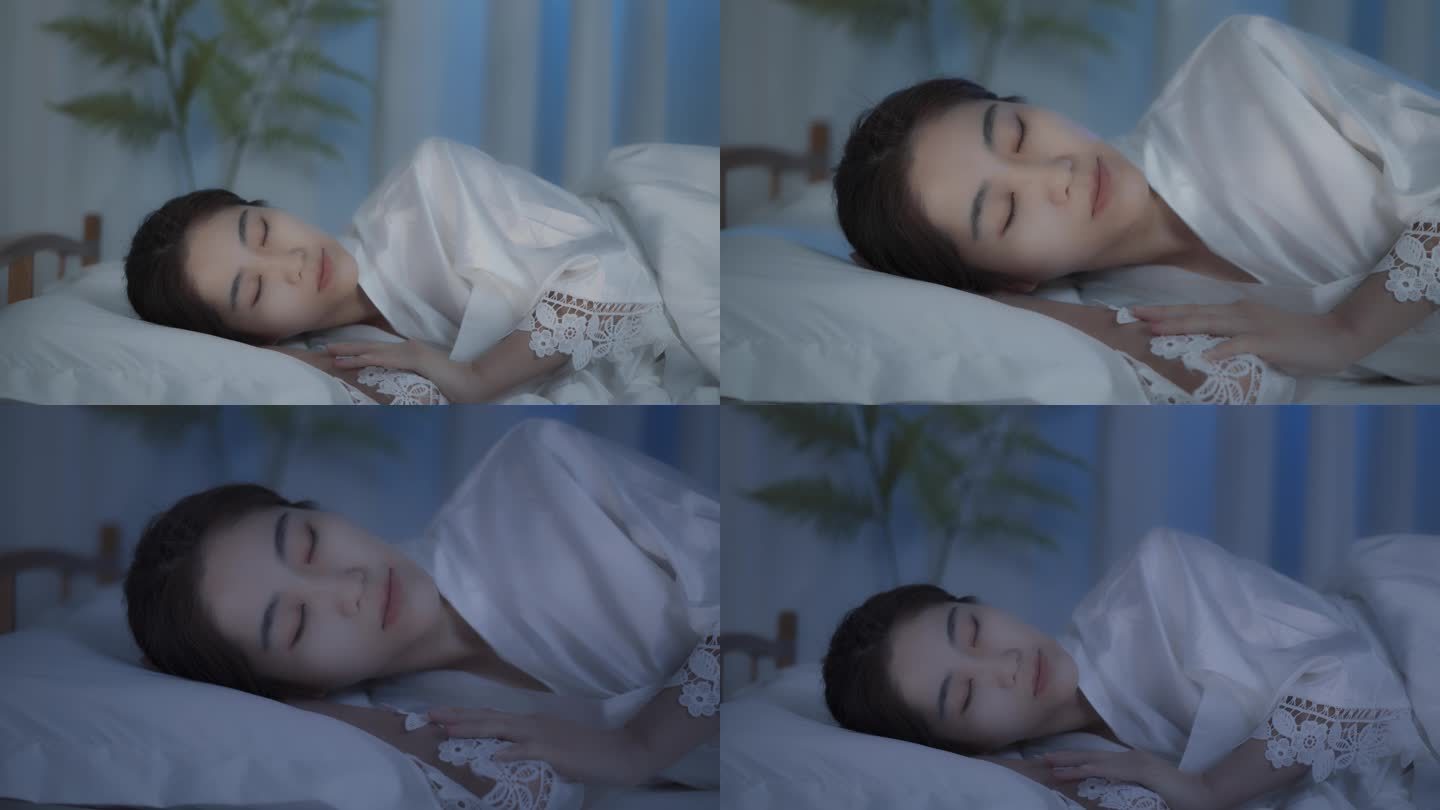 美女舒适睡眠