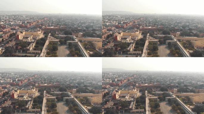 印度拉贾斯坦邦斋浦尔市风景优美的城市景观