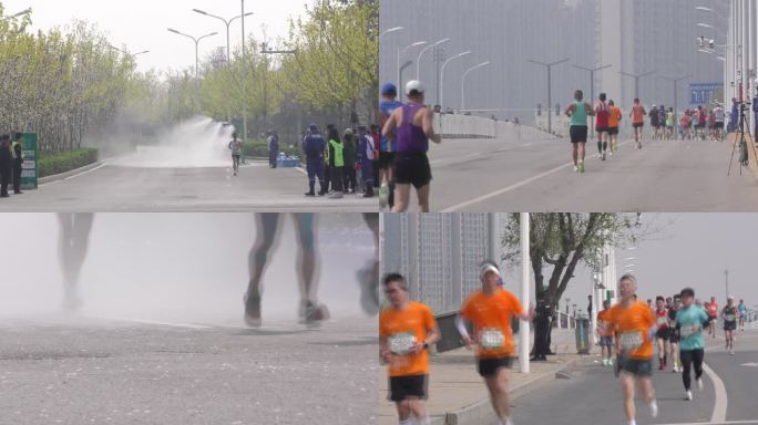 通州马拉松赛跑体育运动城市副中心健康北京
