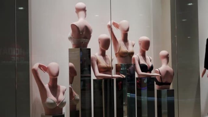 女性内衣现代奢侈品店内衣人体模特站立基座