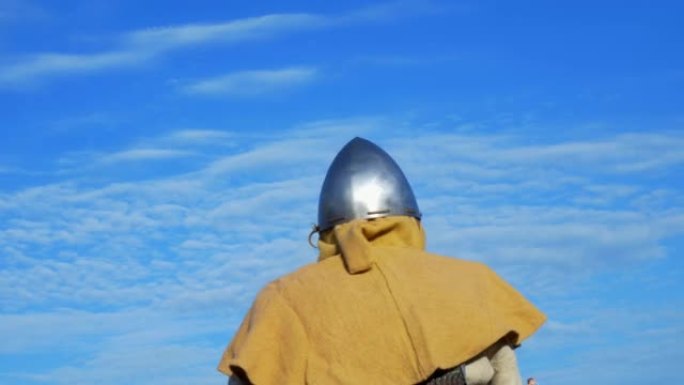 武器骑士中世纪战士，重建历史时代