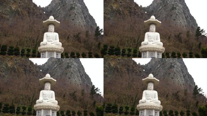 韩国郁陵岛-2019年12月: 城宝寺，位于郁陵岛。韩国庆尚北道郁良郡