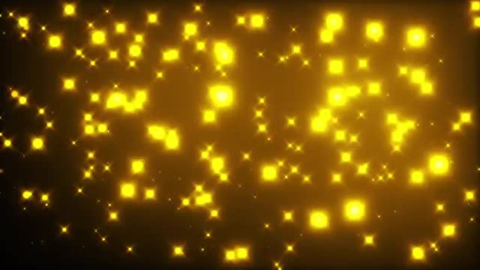 Starglow，计算机生成。黑色背景上的3d渲染美丽闪烁的星星