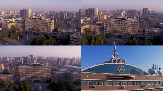 北京中国传媒大学航拍
