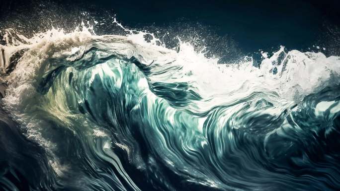抽象 海浪 大海 波涛