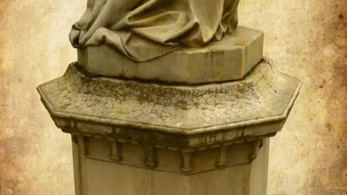 维罗纳的但丁雕像-旋转细节