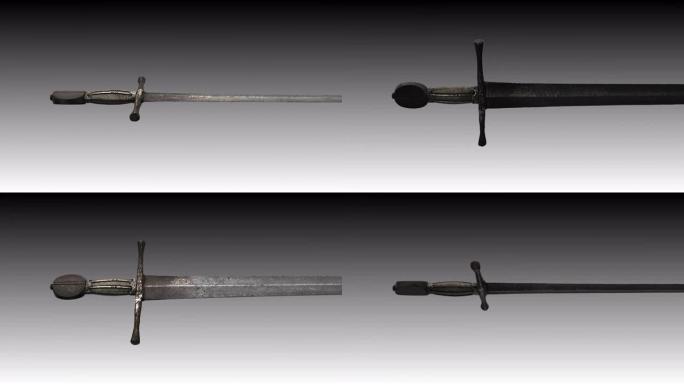 15世纪武装剑旋转循环细节
