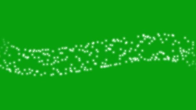 魔管绿屏运动图形粒子通道圆柱形