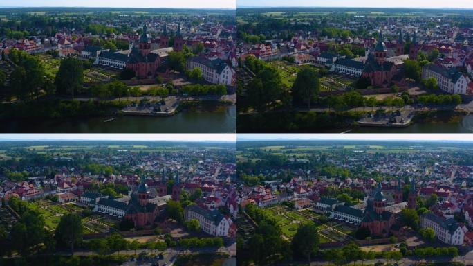 巴伐利亚州塞利根施塔特古城的鸟瞰图