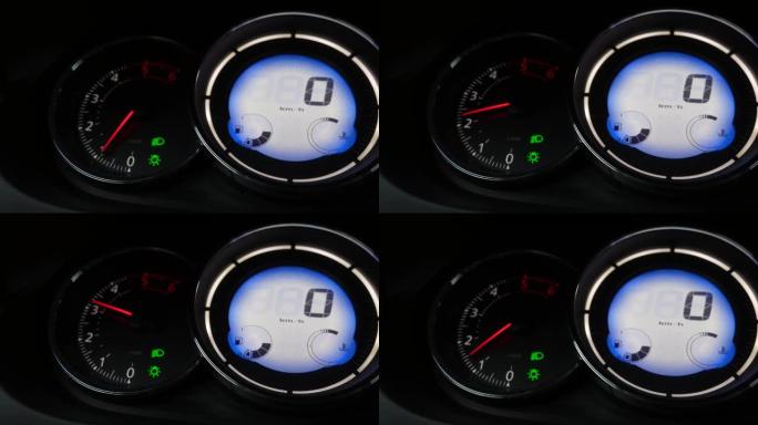 车辆仪表板速度和燃油传感器