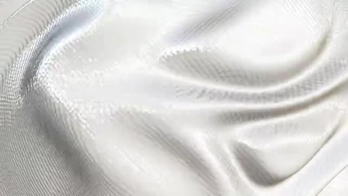 白色3D偏心动态抽象液体光影艺术渐变波浪形未来纹理图案背景