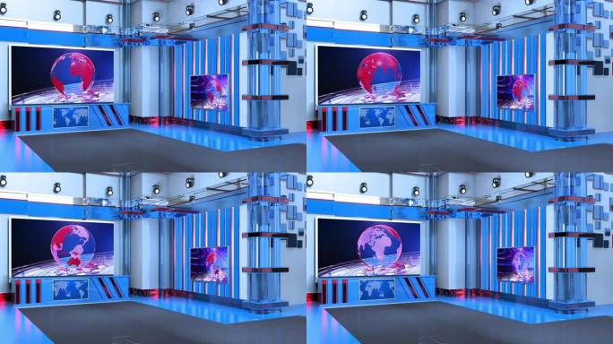 3D虚拟电视演播室新闻