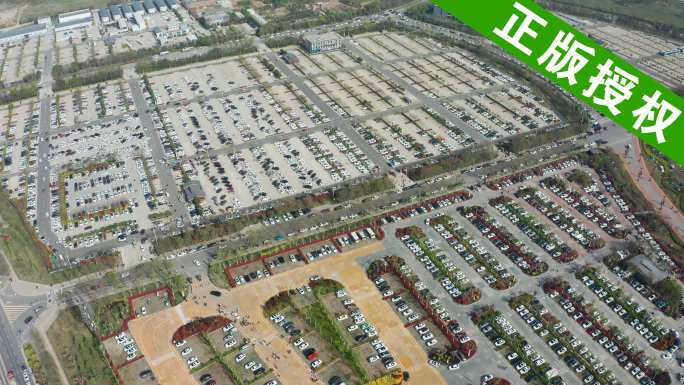 合集_停车场航拍4k