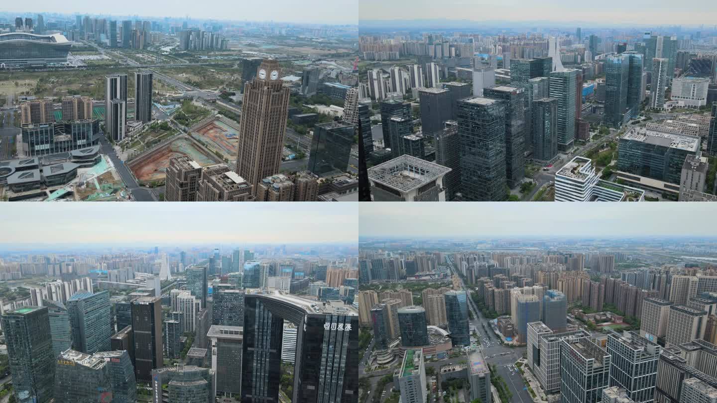 成都高新区环球中心航拍地标宣传片