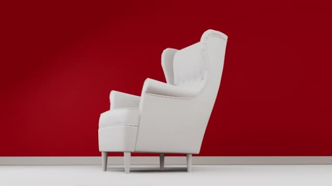 椅子旋转的3d模型