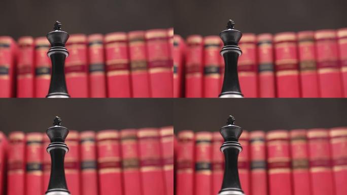 一大学房间里红书前黑王棋概念的产品视频