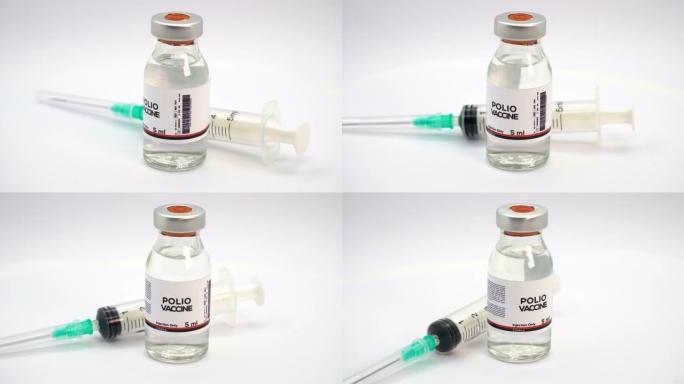 脊髓灰质炎疫苗和注射器