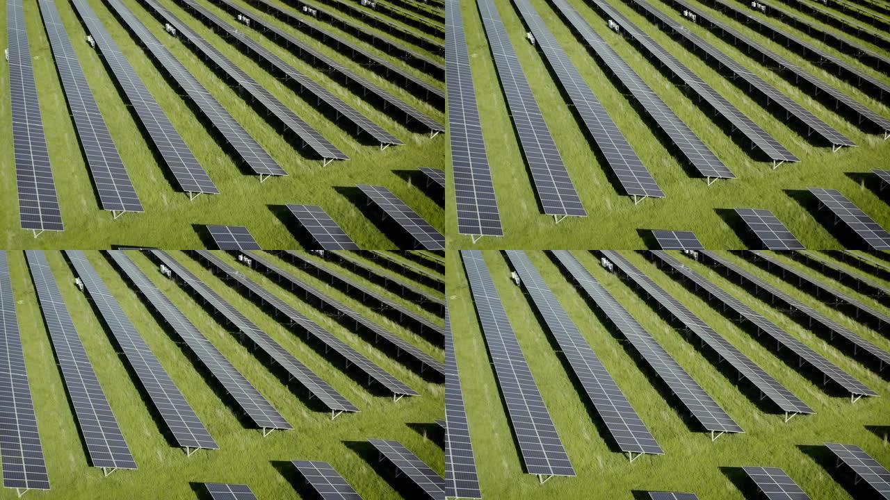 太阳能农场站中的光伏模块