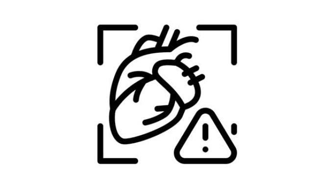 高血压疾病图标动画