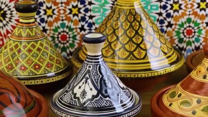 传统摩洛哥tajines收藏