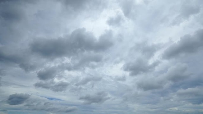 多云天空的景观乌云雨前乌云密布