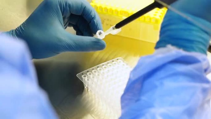PCR检测从冠状病毒管中提取样本