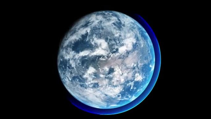 地球昼夜-来自太空和日出的逼真的地球城市灯光-电影逼真的太空旋转地球-仅下载4K Apple Pro
