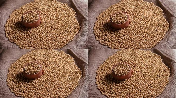 袋装大豆，现成的种子原料，天然有机蛋白产品，肉类替代品