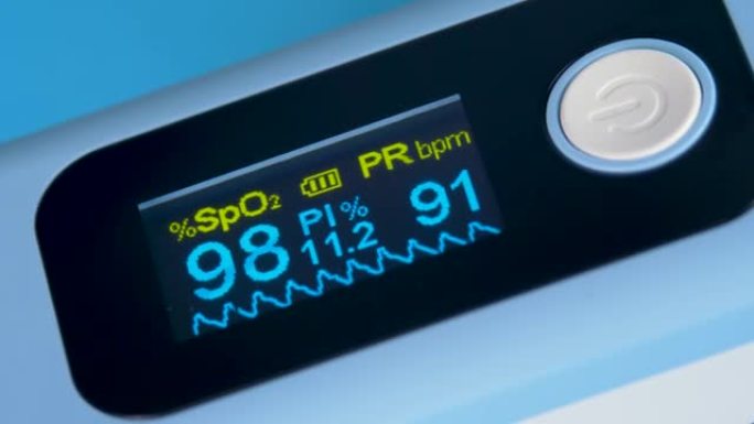 脉搏血氧仪监测人的血氧饱和度