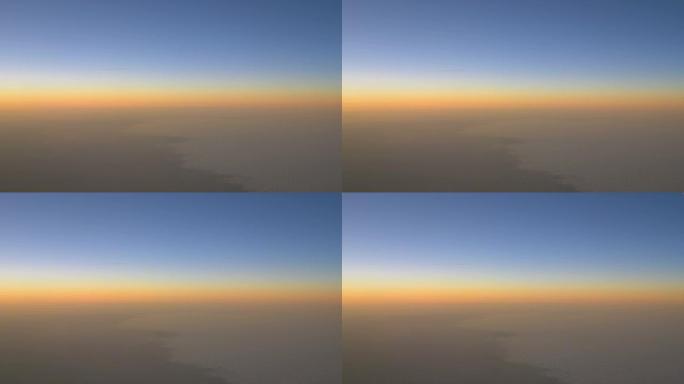 4K云层上方的日落