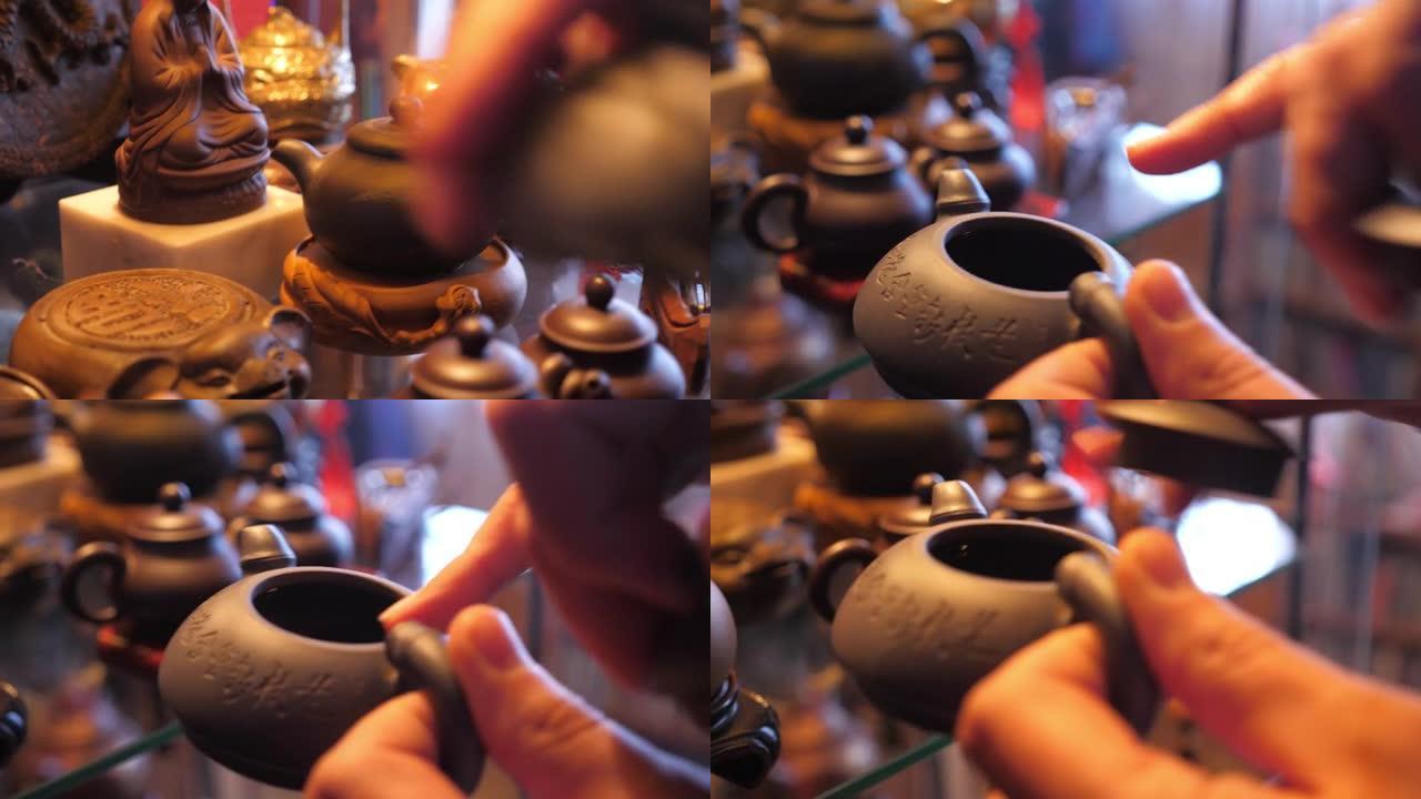 手工茶壶展。茶道
