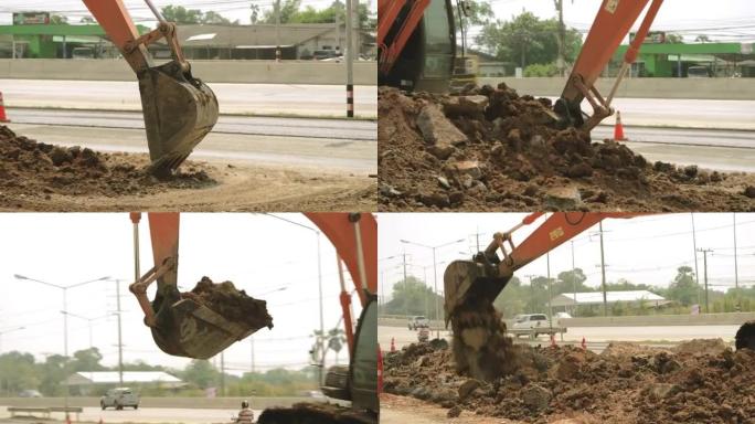 用于道路建设工程的重型设备