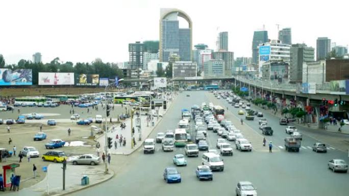 埃塞俄比亚亚的斯亚贝巴的城市街道