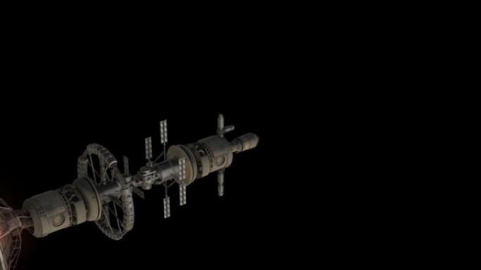 星际空间旅行反物质引擎旋转