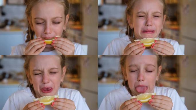 柠檬吃外国人小孩子小女孩