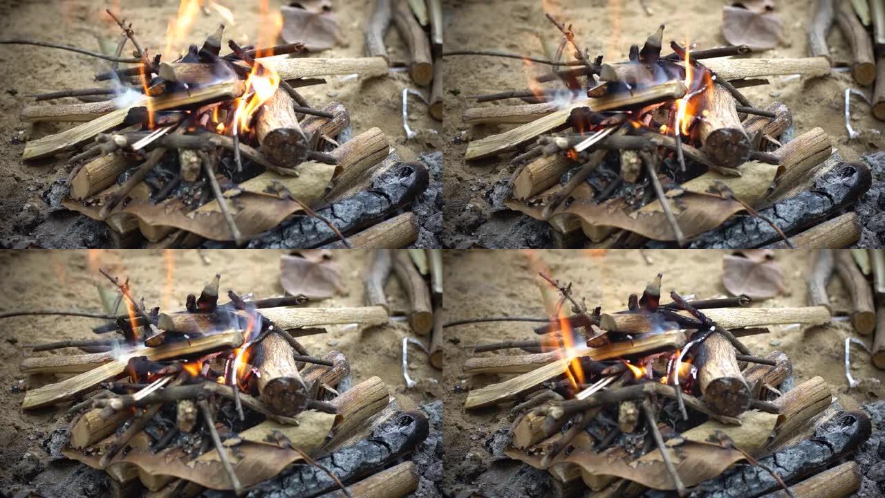 燃烧的木棍
