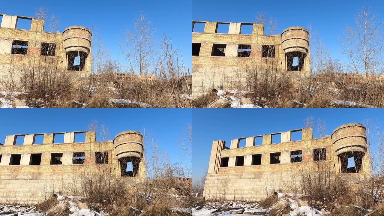 医院废弃的建筑工地。1991年被遗弃，在乌克兰不依赖危机期间。乌克兰基辅地区