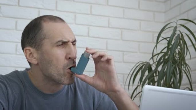 哮喘发作的人。