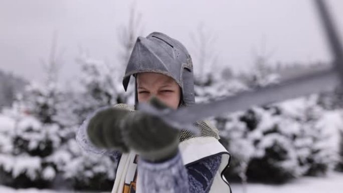小骑士在冬天战斗