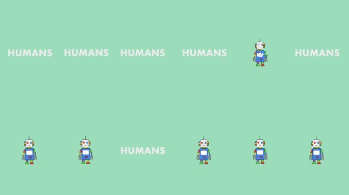 4k人类文本中的动画转换为三个机器人的表示形式