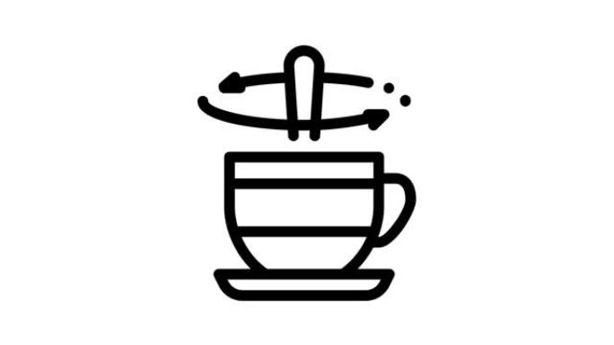 茶道传统图标动画