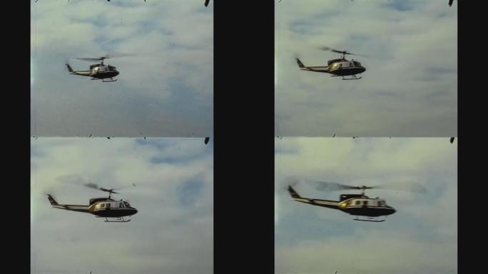 1974年的美国，总统直升机