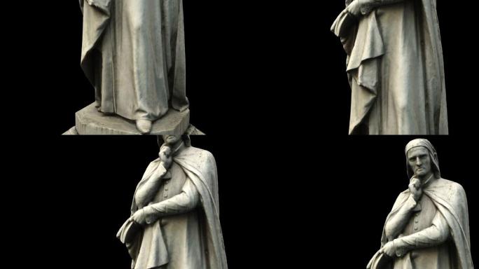 维罗纳的但丁雕像-旋转Dx