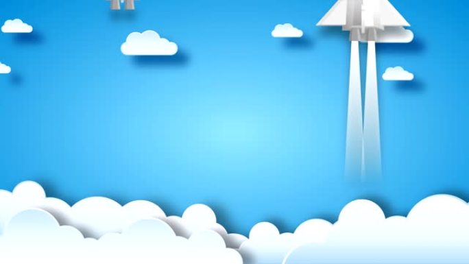 航天飞机从云层起飞