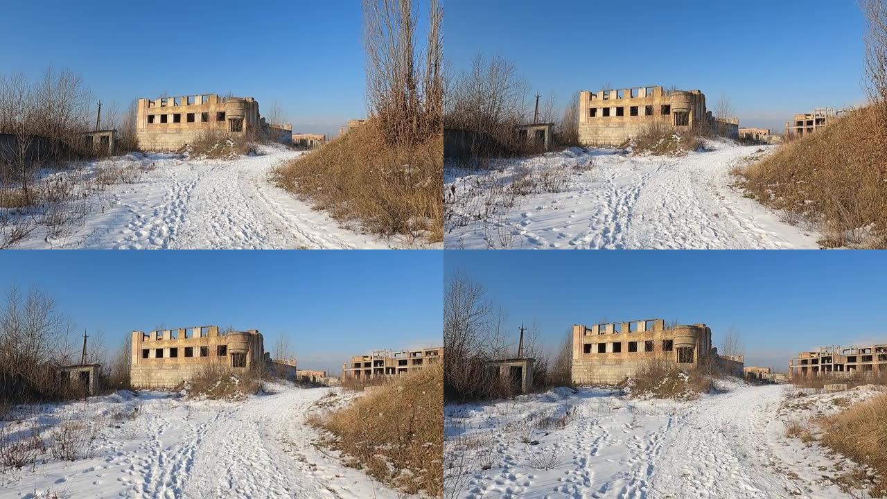 医院废弃的建筑工地。1991年被遗弃，在乌克兰不依赖危机期间。乌克兰基辅地区