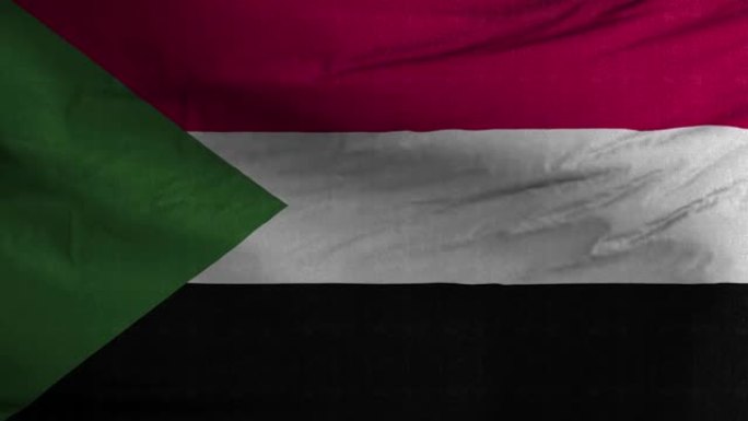 苏丹旗纹理起伏背景4K